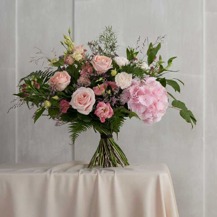 Rosa Himmel, stjälkstående bukett